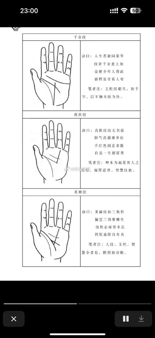 富貴的手相是怎樣的 最富貴的12種手相特征圖解大全