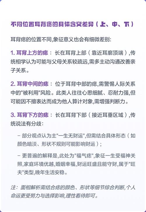 耳背有痣的女人 右耳背后有痣代表什么