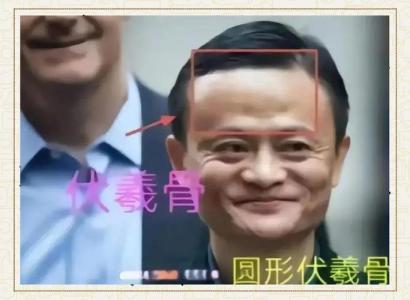 伏犀骨的位置骨相圖解