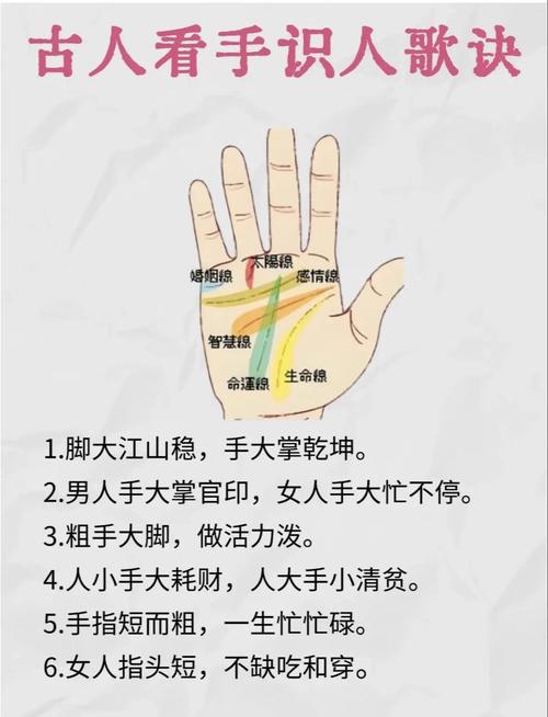 手指看你一生運勢起伏