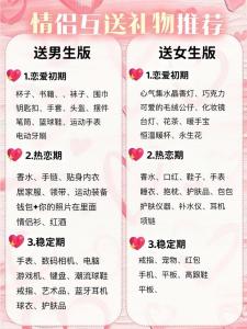 情侶之間哪些禮物不能送