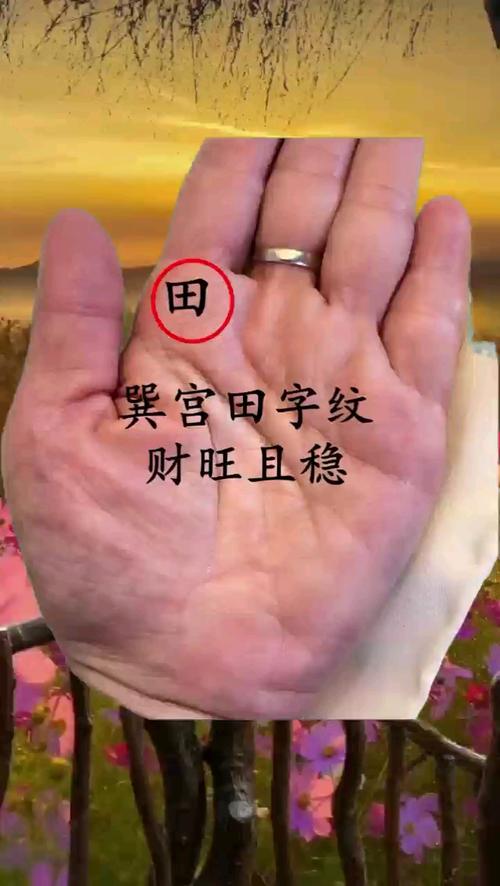 左手田字紋怎么說 先天優勢促進生活富裕