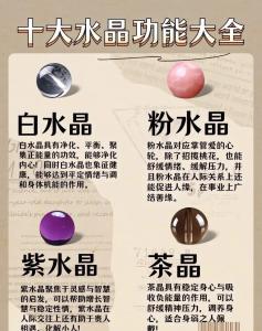 各色水晶的功效與作用，入手最適合你的吧