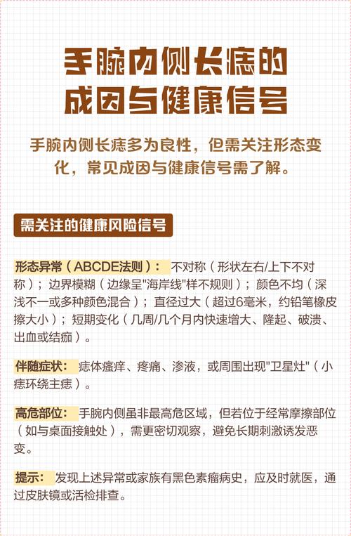 手腕有痣的女人 女人手腕上長(zhǎng)痣圖解