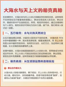 大海水命和什么命最配天上火 婚后生活幸福