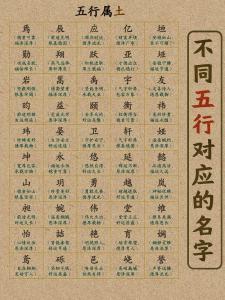 姓與名的五行有什么要求