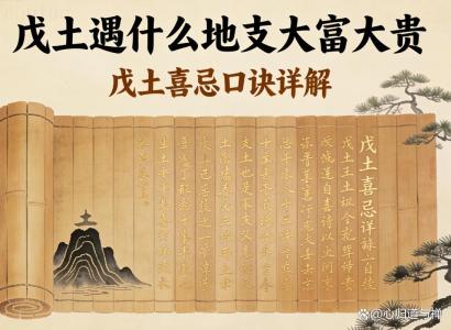 八字戊土遇什么最有福 戊土遇什么地支大富大貴