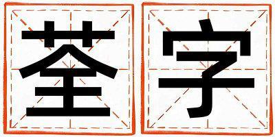 帶荃字起名好不好,荃字最佳配字男孩