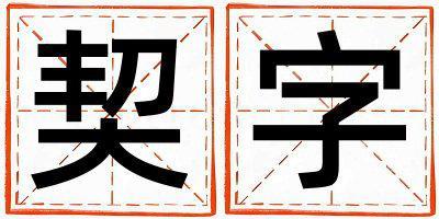 帶契字起名好不好,契字最佳配字男孩
