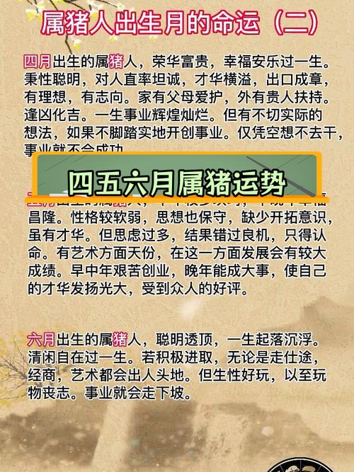 屬豬人的婚姻如何 幾月出生的屬豬人桃花運最旺
