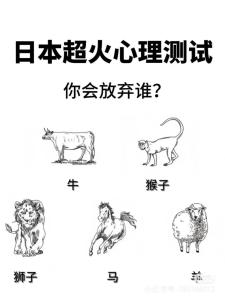 最準的15道心理測試