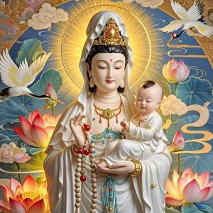 觀音送子的孩子什么命  辰時(shí)出生天生富貴