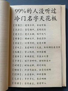 名字用生僻字有什么玄機