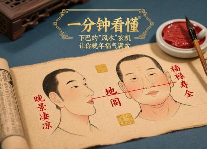 下巴算命看人生，面相下巴看你的人生禍福