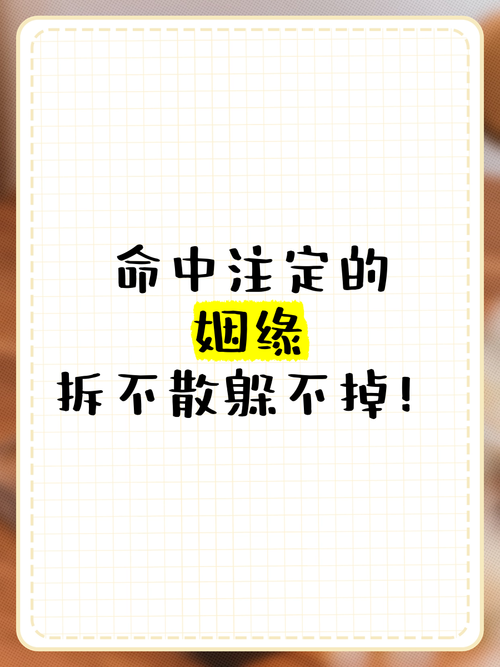 命中注定的姻緣躲不掉