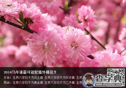 2014馬年誰最有可能犯墻外桃花？