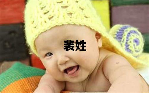 裴姓取名有新意的男寶寶名字