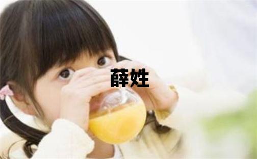 薛姓取名朗朗上口的男寶寶名字