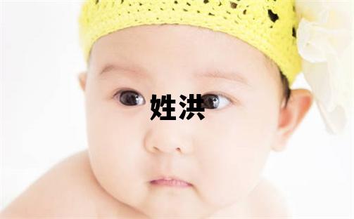 姓洪叫什么名字好 姓洪的男孩吉利的名字