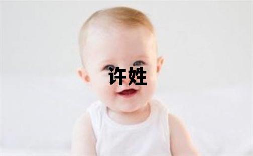 許姓有創意的男孩名字,取什么名字好
