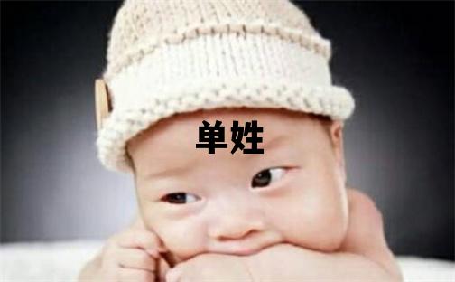 單姓有氣質的男孩名字