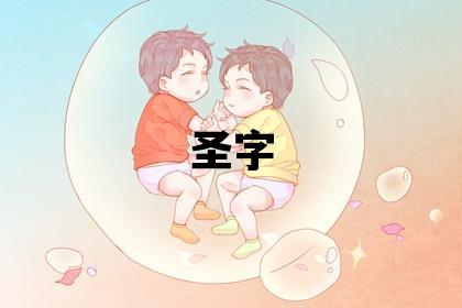 圣字取名的寓意和含義 男孩用圣字取名