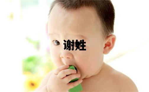 謝姓吉利的女孩名字