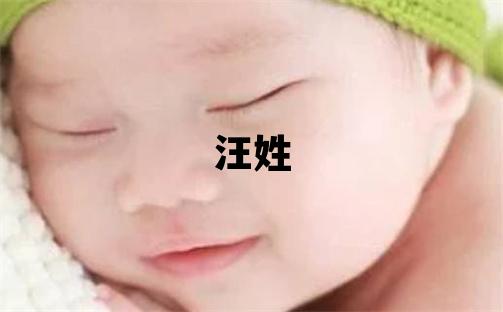 汪姓有創意的男寶寶名字