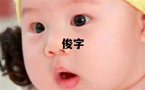 俊字五行屬什么 俊字男孩最佳組合名字
