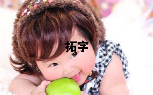 拓字取名的寓意和含義 男孩用拓字取名