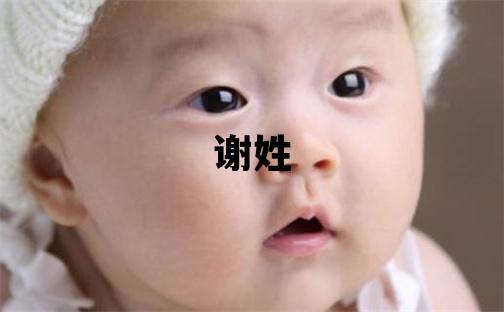 謝姓有含義的女孩名字