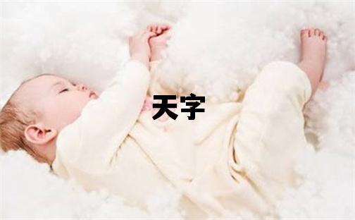天字取名的寓意和含義 男孩用天字取名