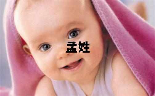孟姓有智慧才氣的男孩名字