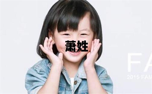 蕭姓有新意的男孩名字