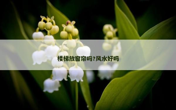 樓梯放窗簾嗎?風(fēng)水好嗎