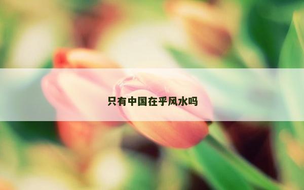 只有中國在乎風水嗎