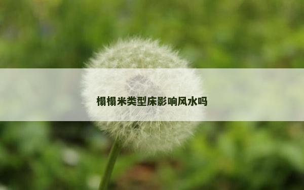 榻榻米類型床影響風(fēng)水嗎