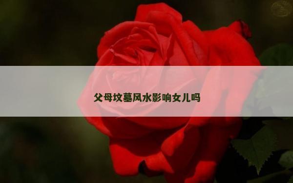 父母墳墓風水影響女兒嗎