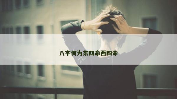 八字何為東四命西四命