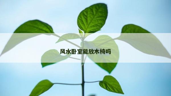 風水臥室能放木椅嗎