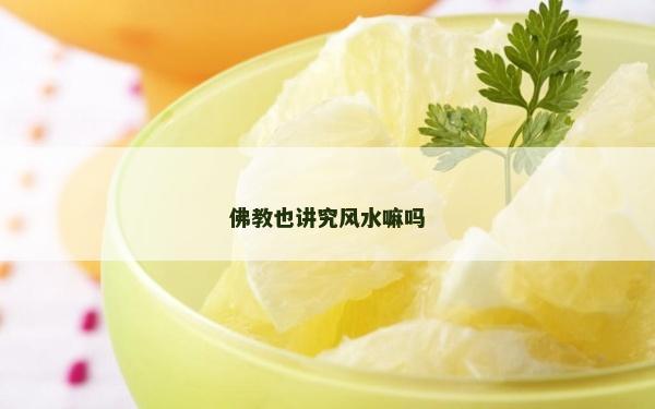 佛教也講究風水嘛嗎