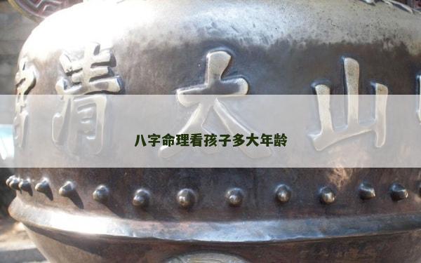 八字命理看孩子多大年齡 八字命理看孩子多大年齡