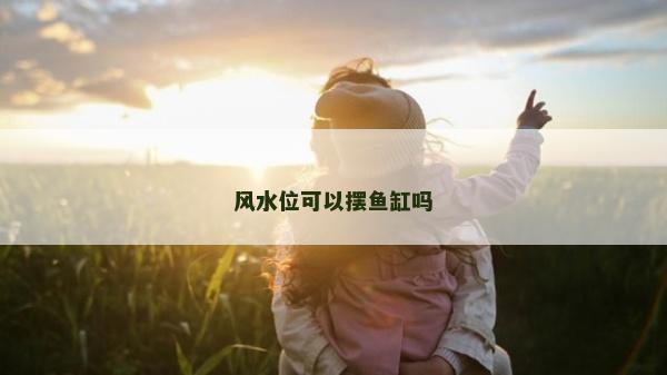 風(fēng)水位可以擺魚(yú)缸嗎