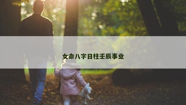 女命八字日柱壬辰事業