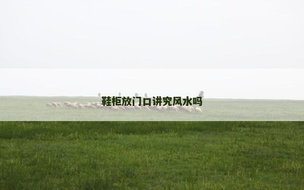 鞋柜放門口講究風(fēng)水嗎