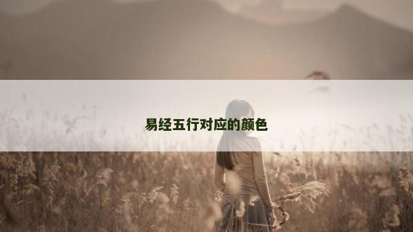 易經(jīng)五行對(duì)應(yīng)的顏色