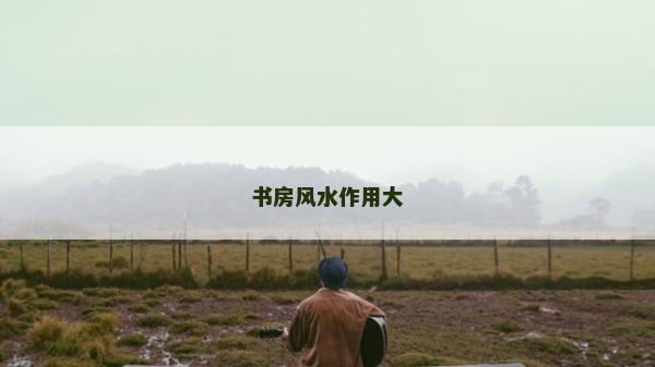 書房風水作用大