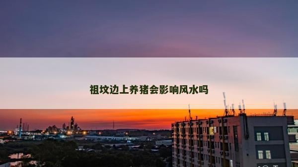 祖墳邊上養(yǎng)豬會影響風(fēng)水嗎