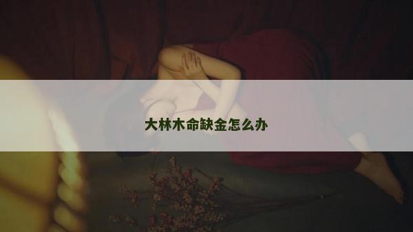 大林木命缺金怎么辦