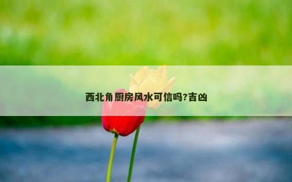 西北角廚房風水可信嗎?吉兇